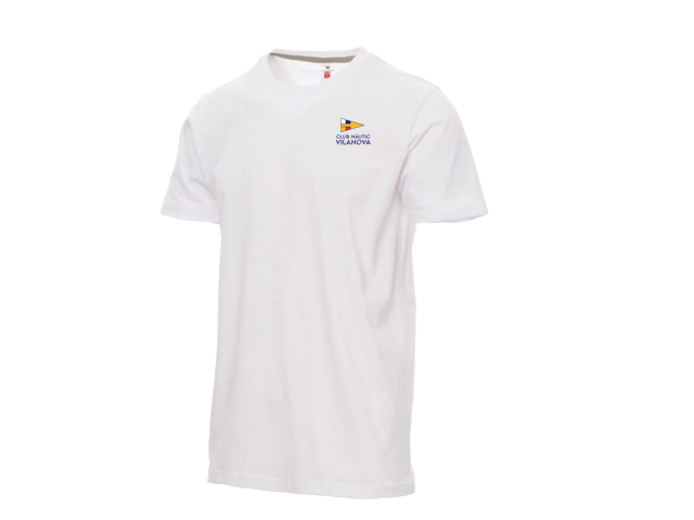Camiseta Crew Algodón Blanco