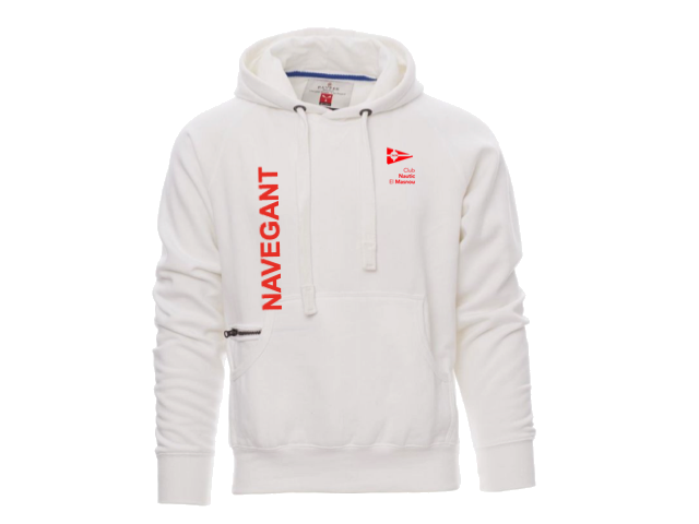 El Masnou | Sudadera Navegant Escola blanca